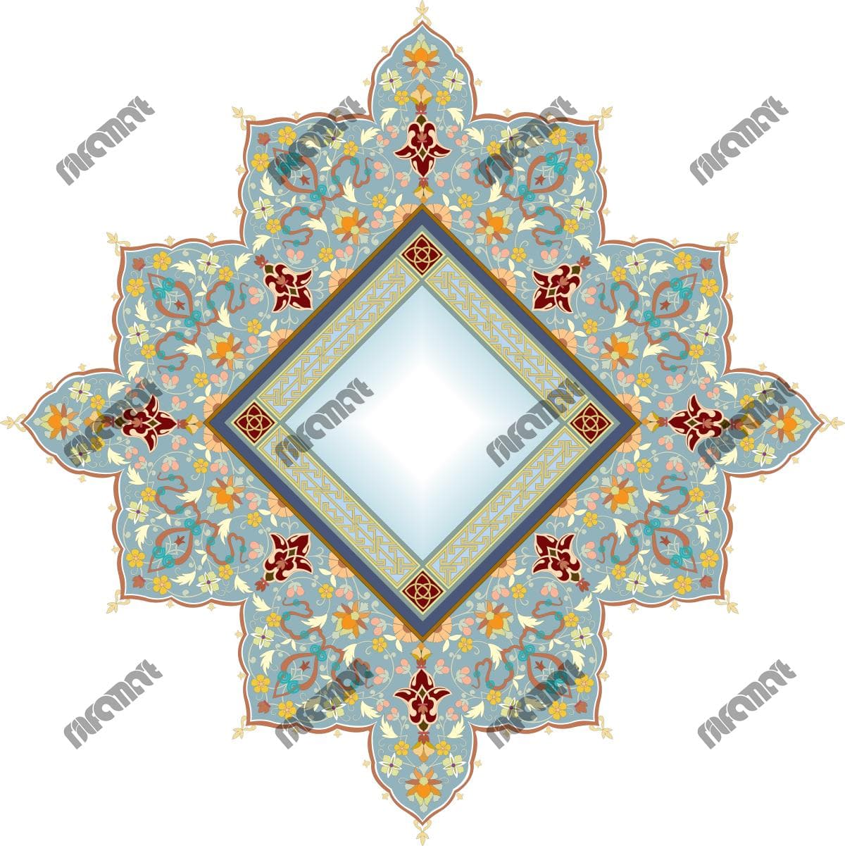 دانلود رایگان وکتور نقوش اسلیمی با فرمت ai | نیلفام آرت