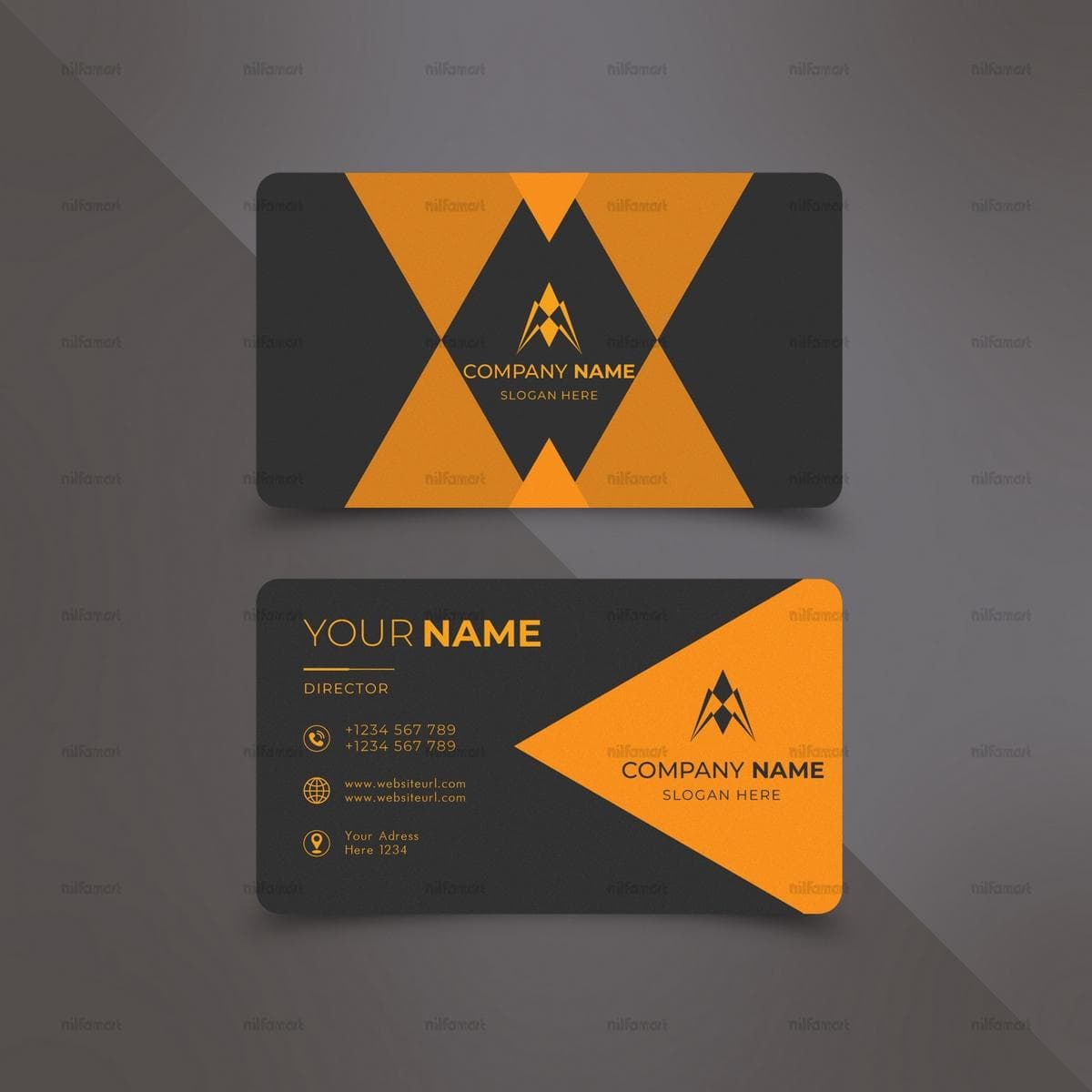 دانلود رایگان وکتور کارت ویزیت حرفه ای | لایه باز eps برای ایلاستریتور