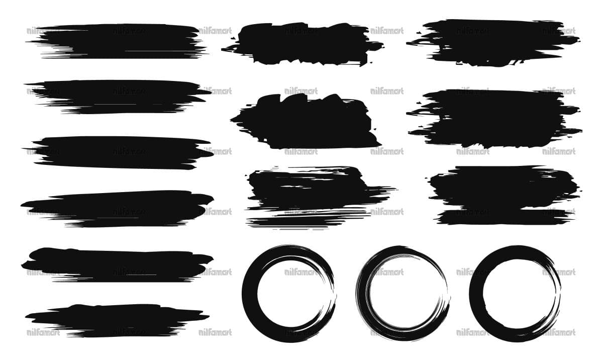 دانلود براش حرفه ای قلمو eps | طرح های لایه باز برای فتوشاپ و ایلاستریتور