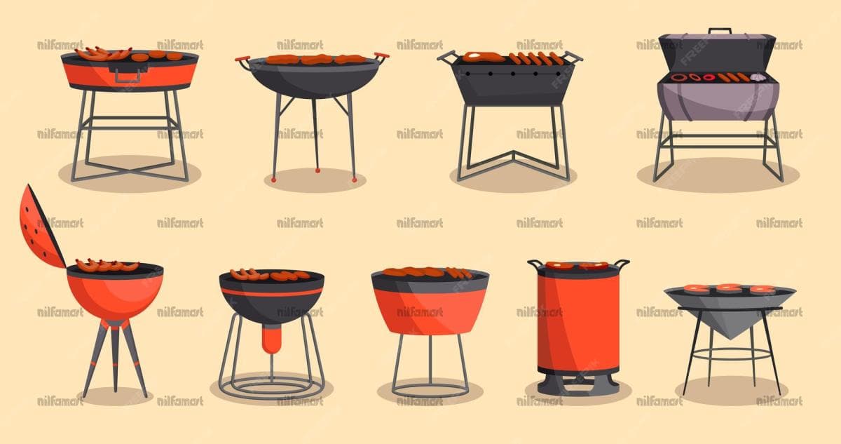 دانلود وکتور باربیکیو bbq | کیفیت بالا وکتور لایه باز