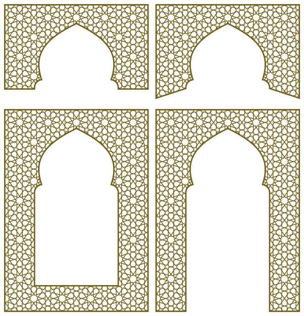 دانلود رایگان مجموعه نقوش هندسی محراب