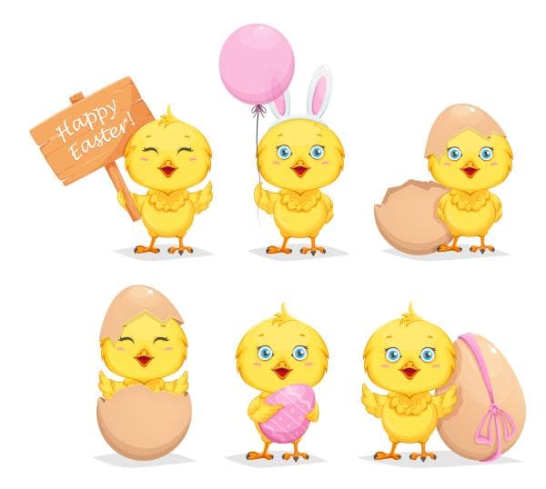 جوجه کوچولوی ناز، مجموعه شش تایی