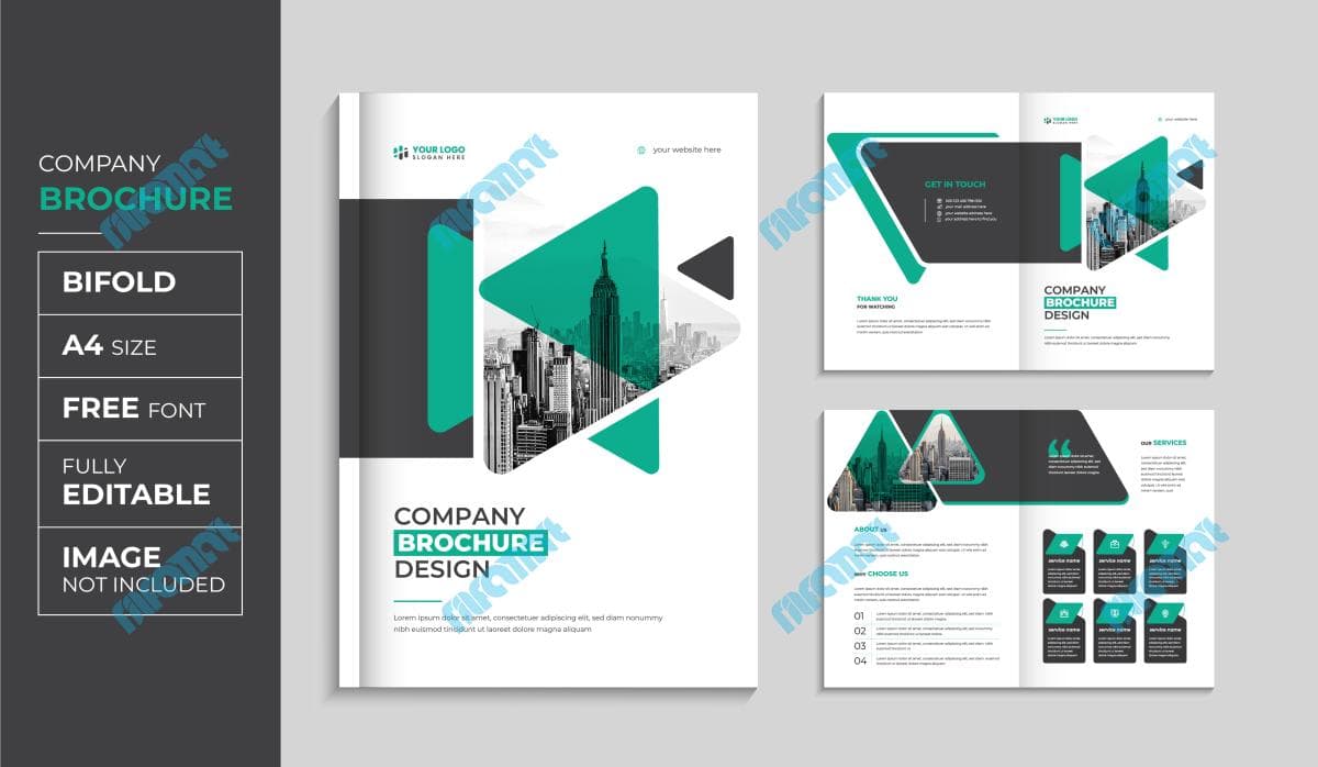 دانلود رایگان قالب بروشور شرکتی حرفه ای | نیلفام آرت