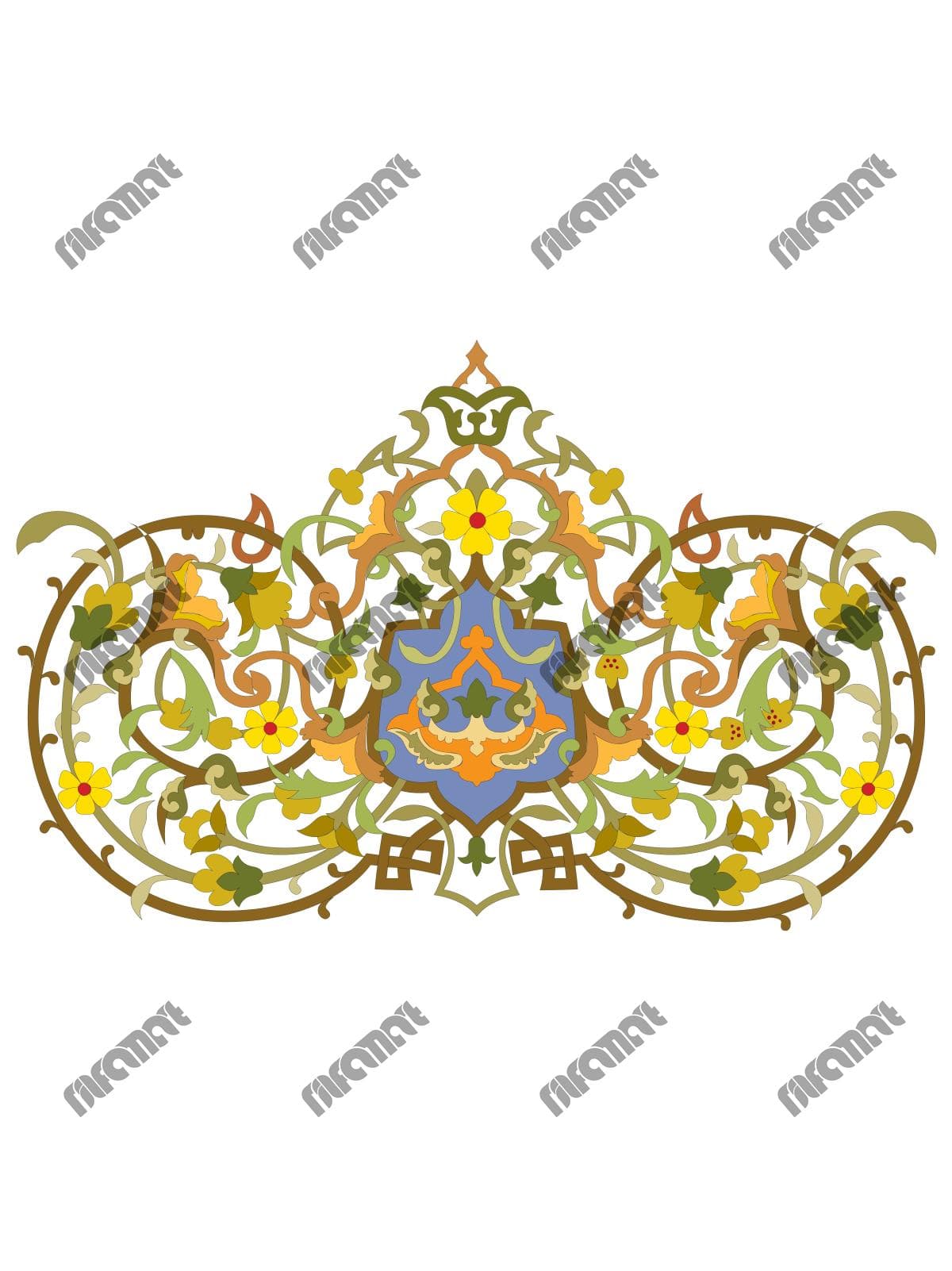 دانلود رایگان طرح وکتور اسلیمی با فرمت eps | نیلفام آرت