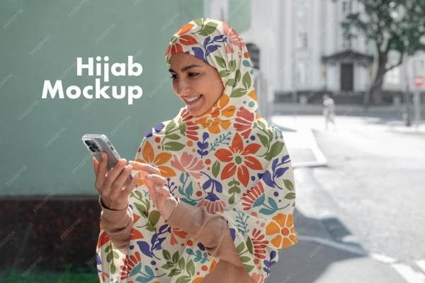 دانلود موکاپ روسری با کیفیت psd