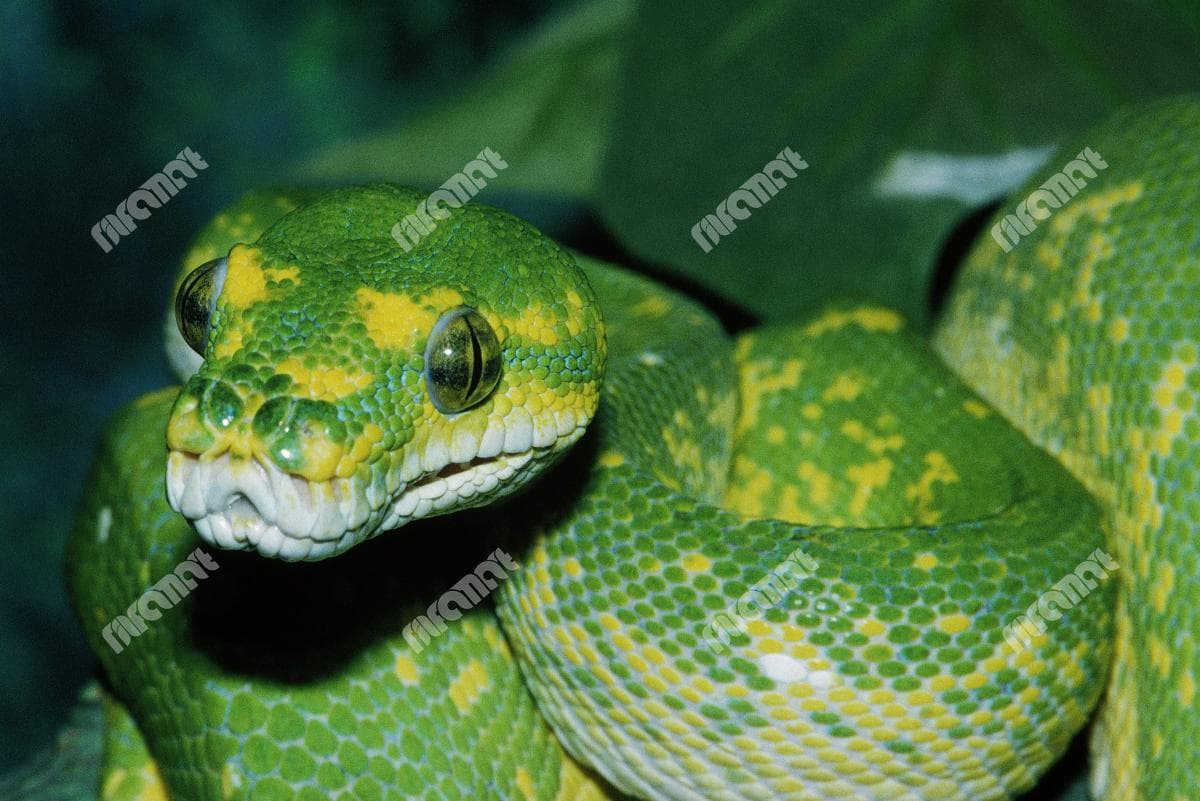 دانلود عکس مار سبز | نیلفام آرت