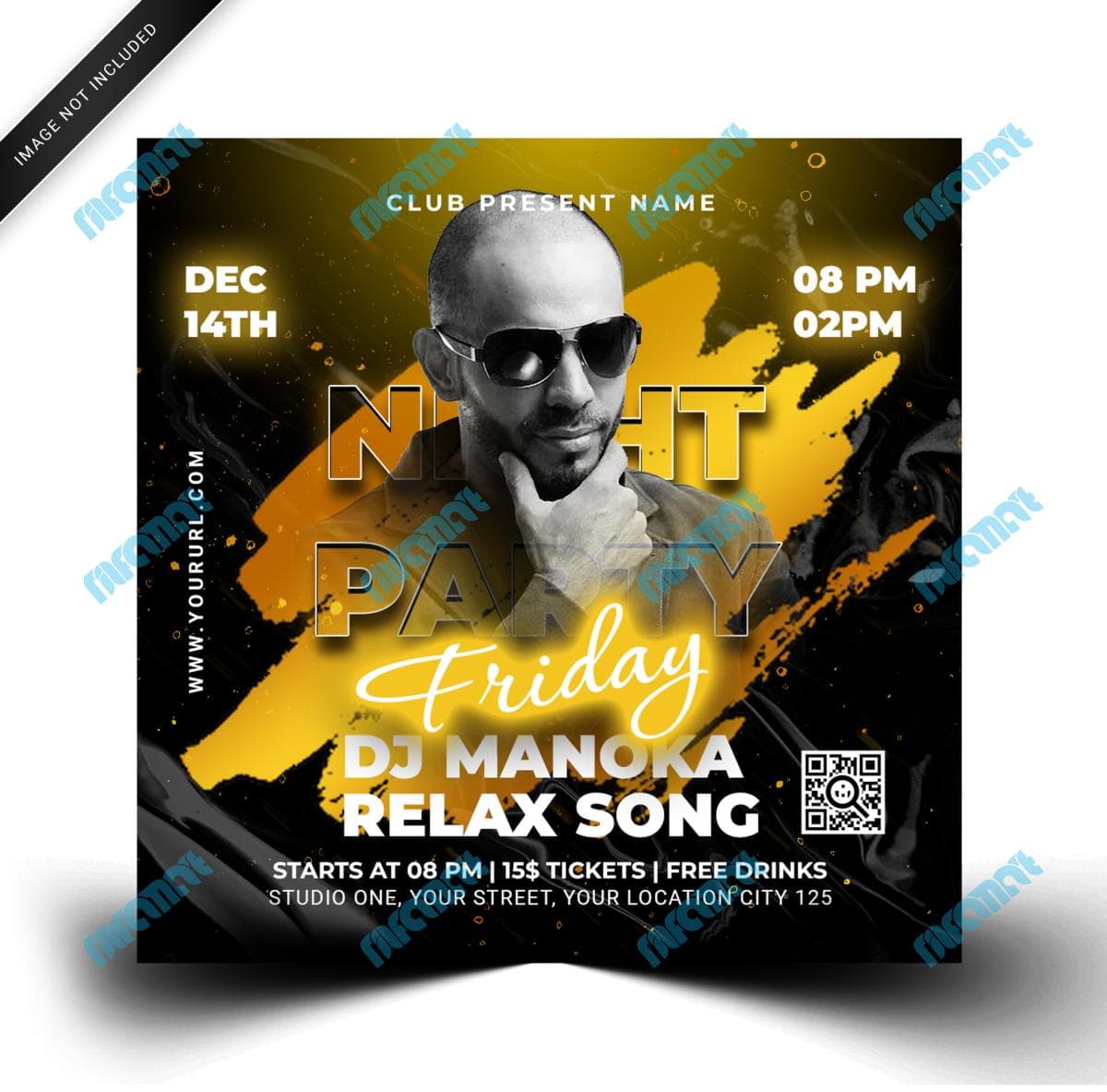 دانلود psd رایگان پست تبلیغاتی انتشار آهنگ | نیلفام آرت