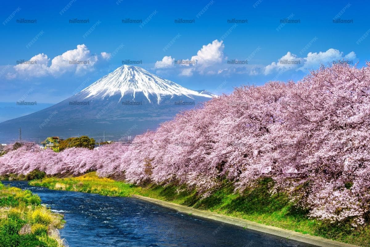 دانلود رایگان عکس کوه فوجی در ژاپن