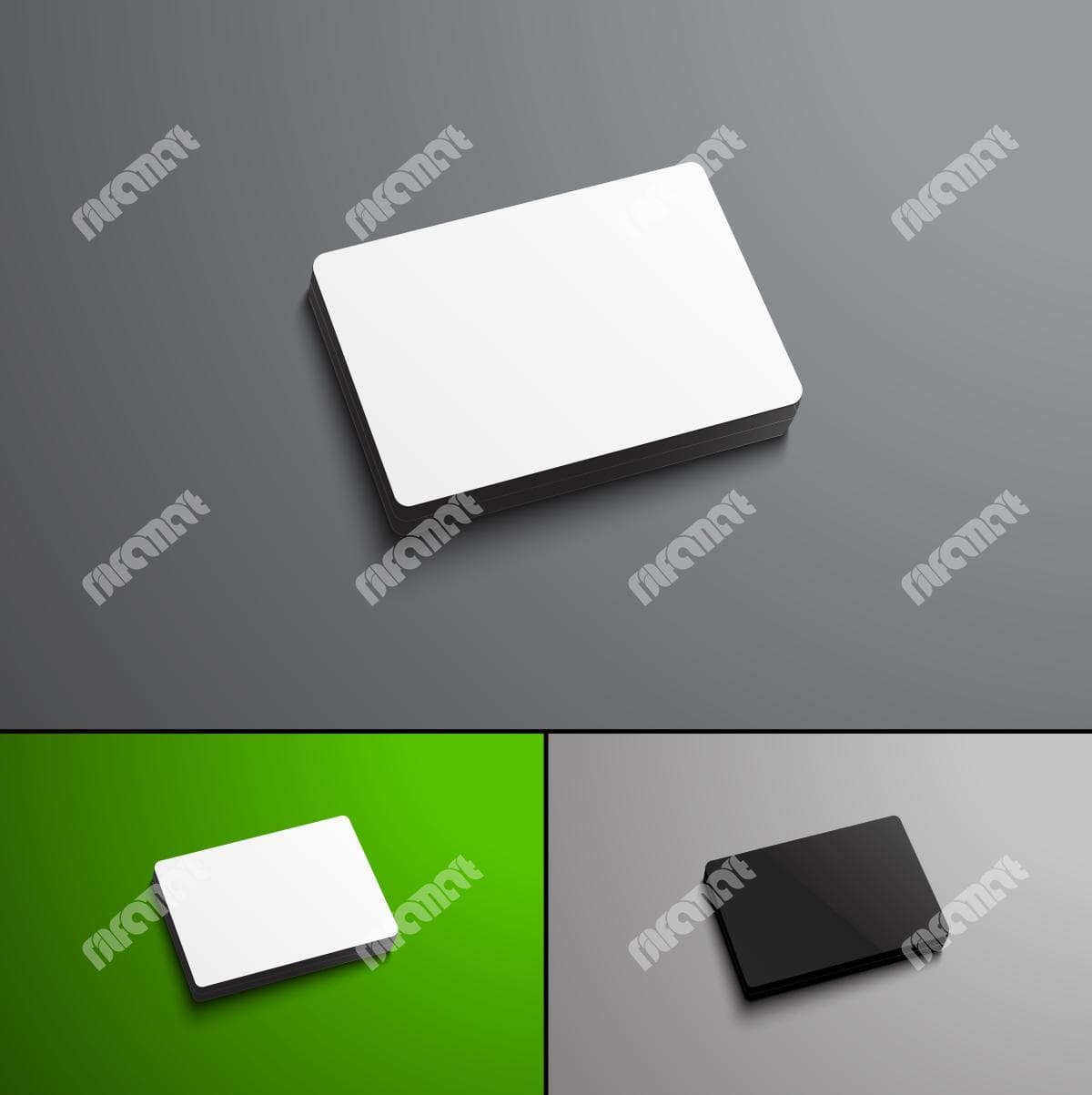 دانلود رایگان + موکاپ کارت ویزیت برای طراحی و ارائه به مشتریان | فایل لایه باز + jpg + eps | نیلفام آرت