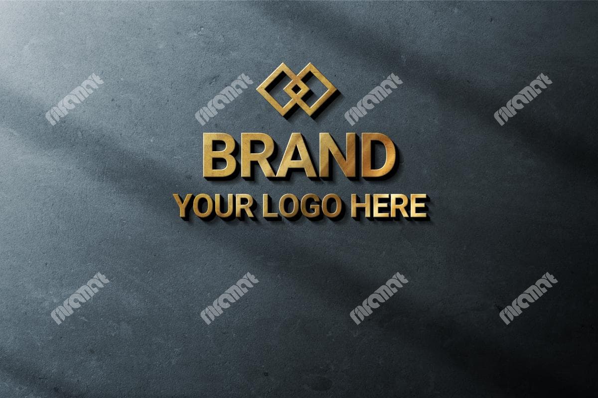 دموکاپ لوگوی روی دیوار برای نمایش برجسته و اصیل برند شما | نیلفام آرت